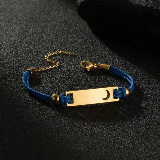 Bracelet personnalisé enfant Longueur réglable environ 8 ans à adulte 